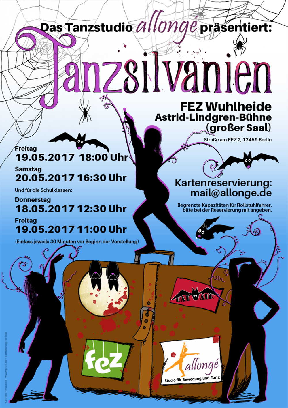 Plakat - Allongé - Tanzmärchen 2017 - Tanzsilvanien